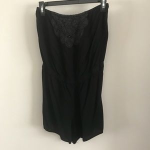 Black Sleeveless Romper